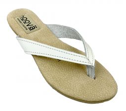 Hoova Sarah White Leather Sandal